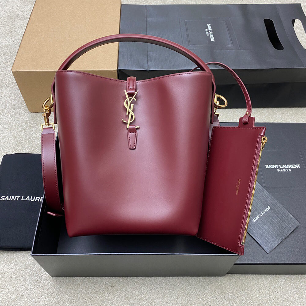 YSL LE 37 in shiny leather