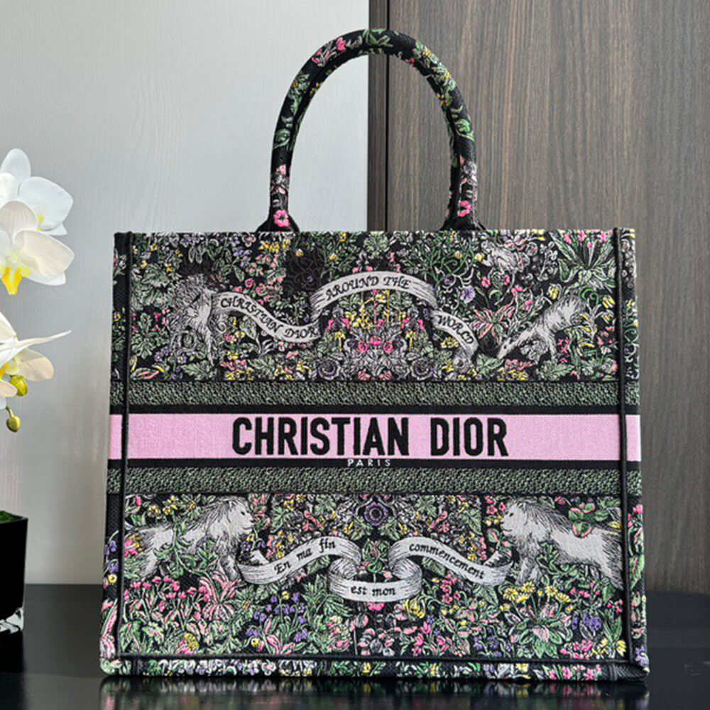 Large Dior Book Tote