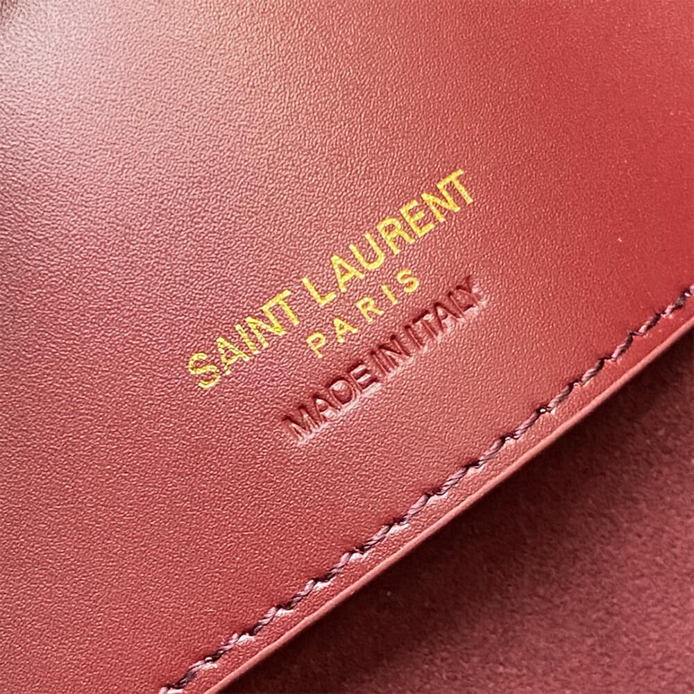 YSL LE 37 in shiny leather