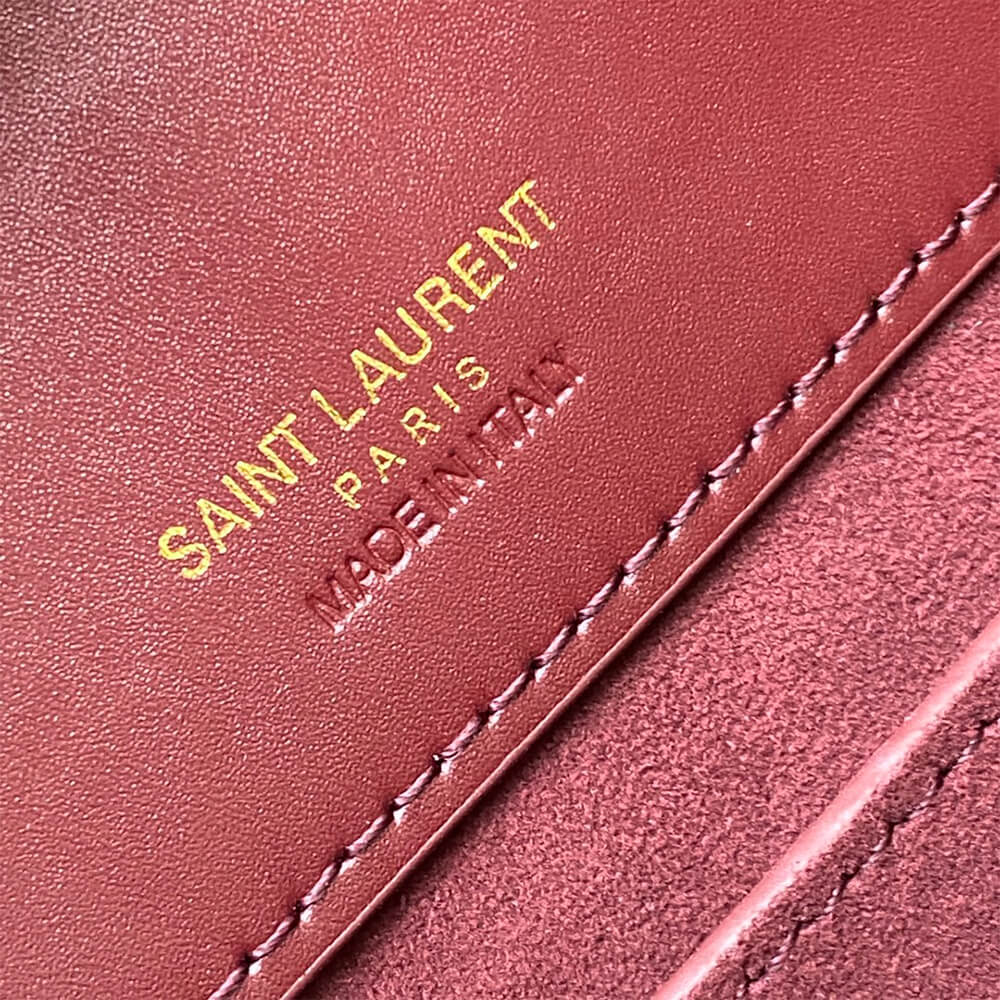 YSL LE 37 small in shiny leather