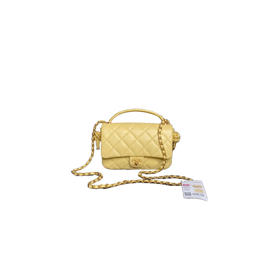 CHANEL Flap Bag with Top Handle(HIGH-END GRADE)