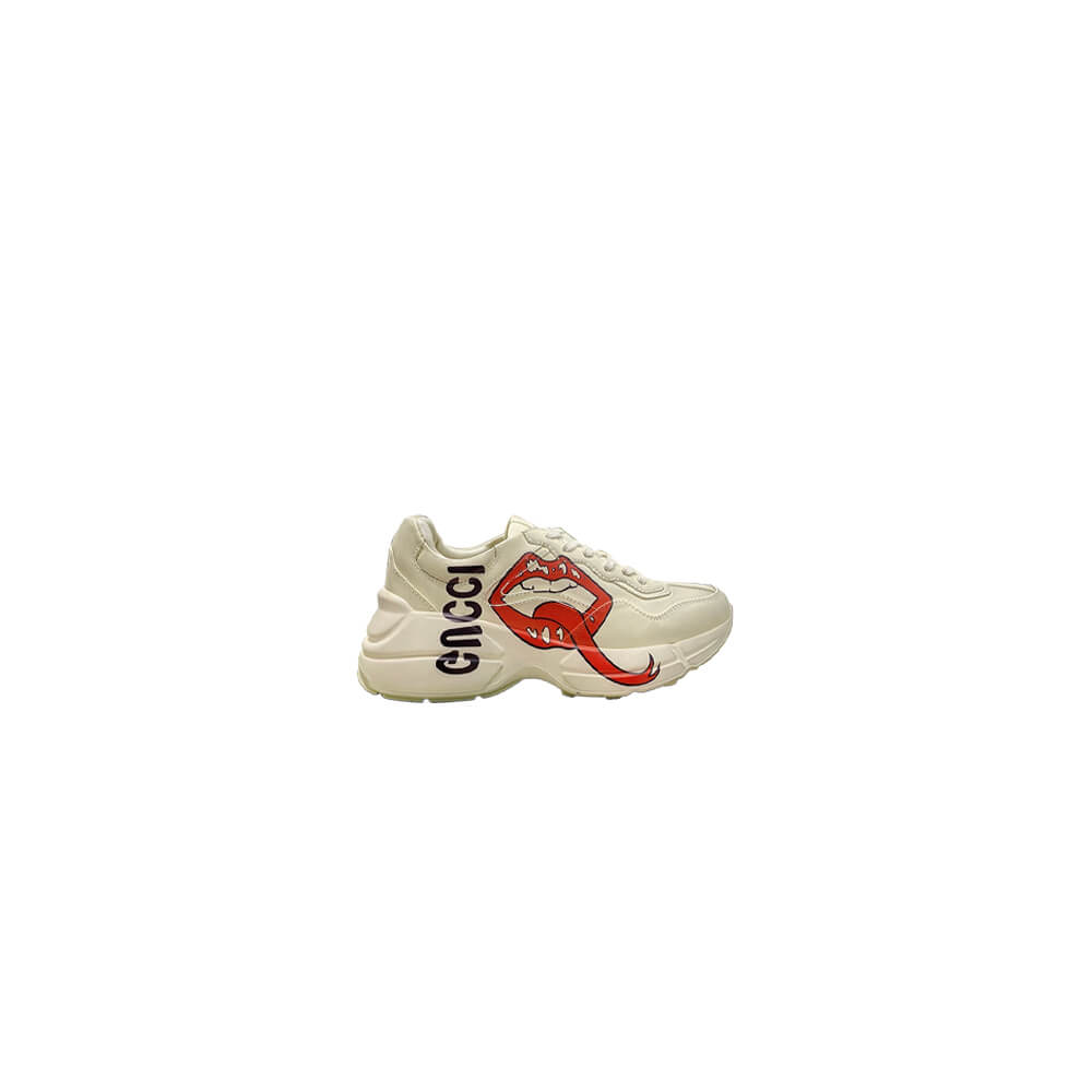 Gucci Rhyton sneaker with mouth print