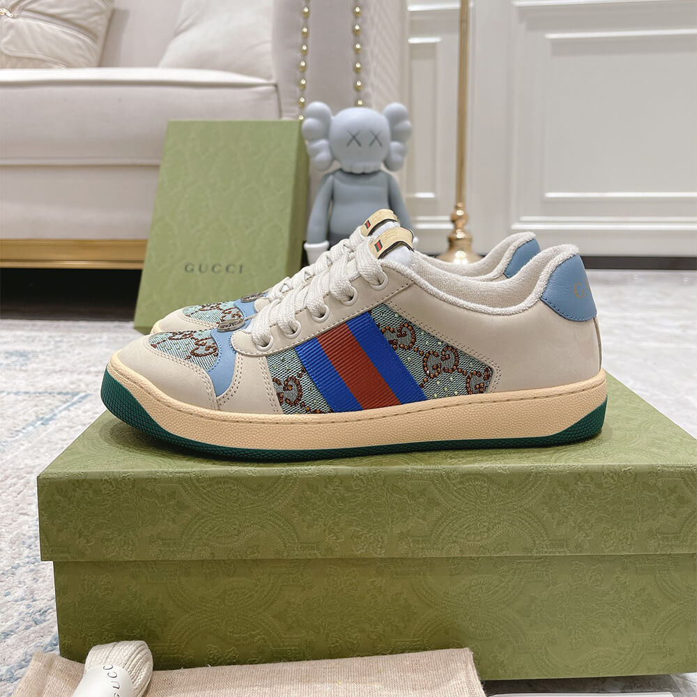 Gucci Women’s Screener sneaker with crystals