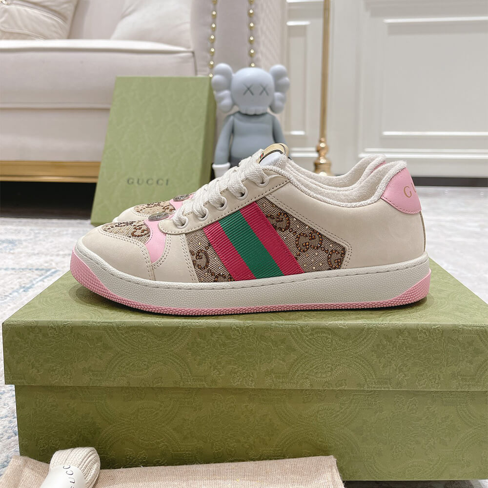 Gucci Women’s Screener sneaker with crystals