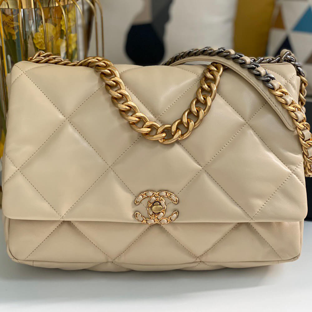 CHANEL 19 Maxi Handbag(HIGH-END GRADE)