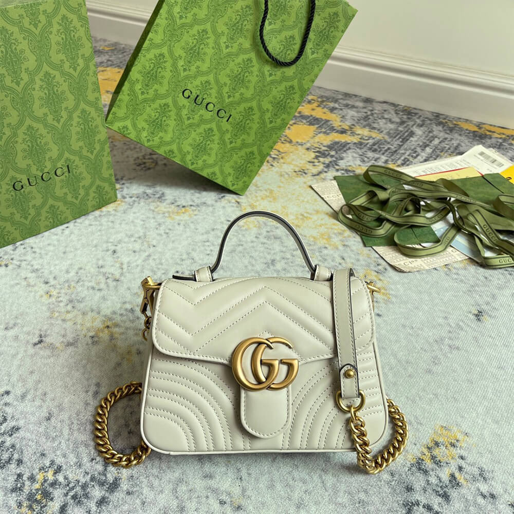 GG Marmont mini top handle bag