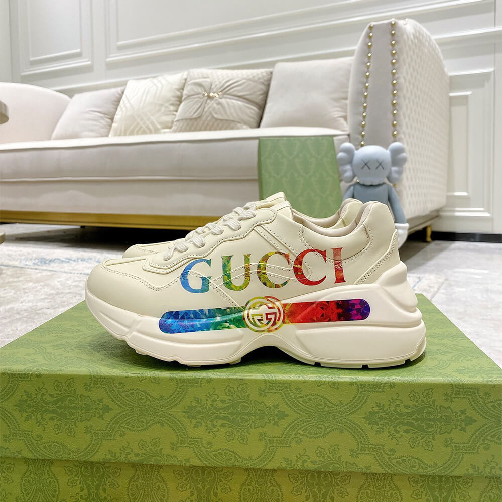 Rhyton sneaker with Gucci print