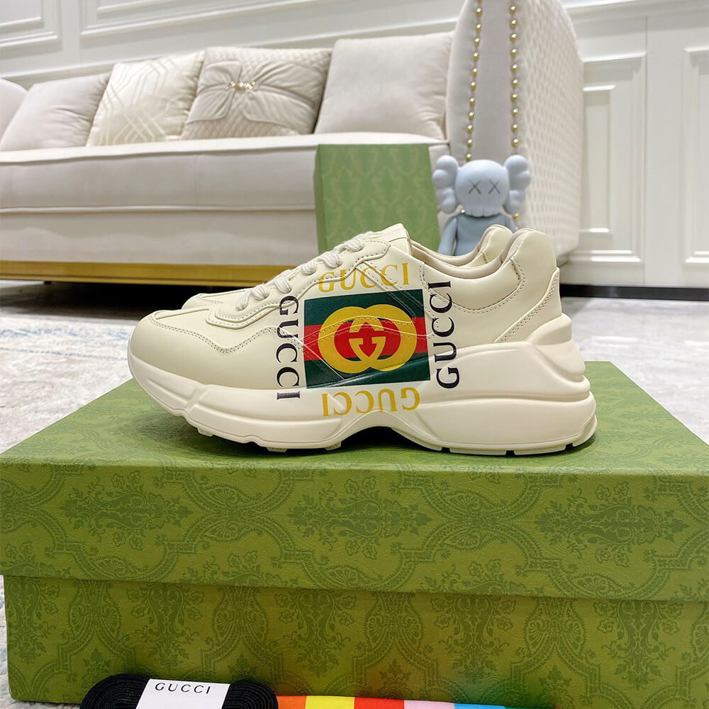 Gucci Rhyton Sneaker with Box Logo