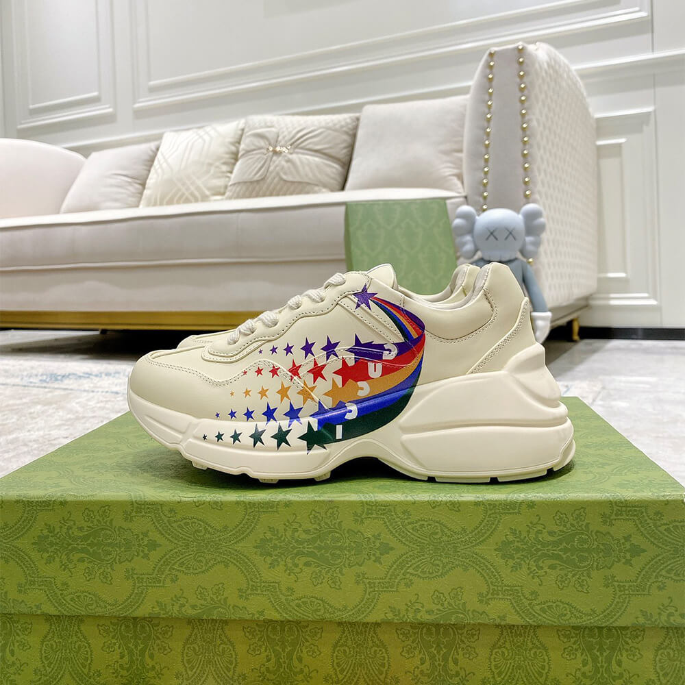 Gucci Rainbow Star Rhyton Sneaker