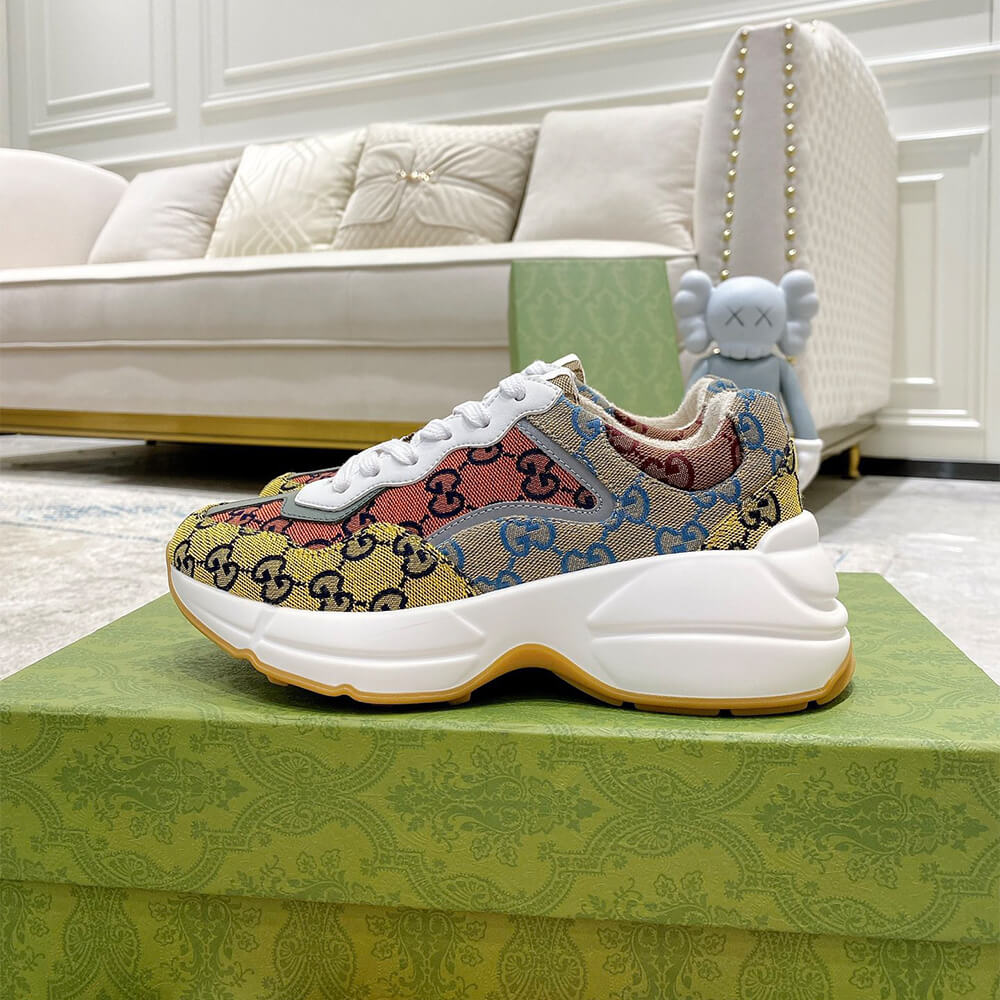 Gucci Multicolor GG Supreme Rhyton Sneaker