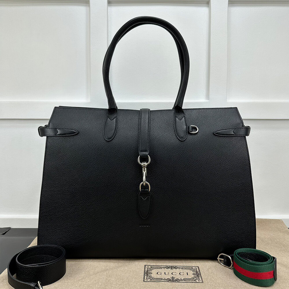 GUCCI Large tote bag with hook closure(HIGH-END Grade)