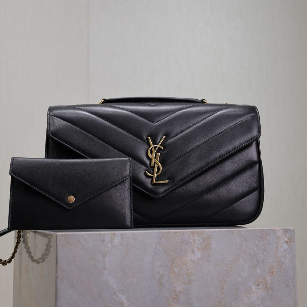 YSL LOULOU medium in MATELASSE lambskin