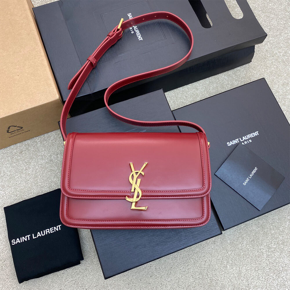 YSL SOLFERINO MEDIUM SATCHEL IN BOX SAINT LAURENT(HIGH-END GRADE)