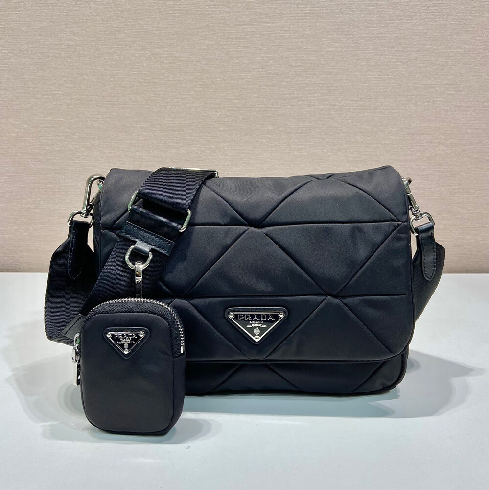 Prada Padded Re-Nylon Shoulder Bag