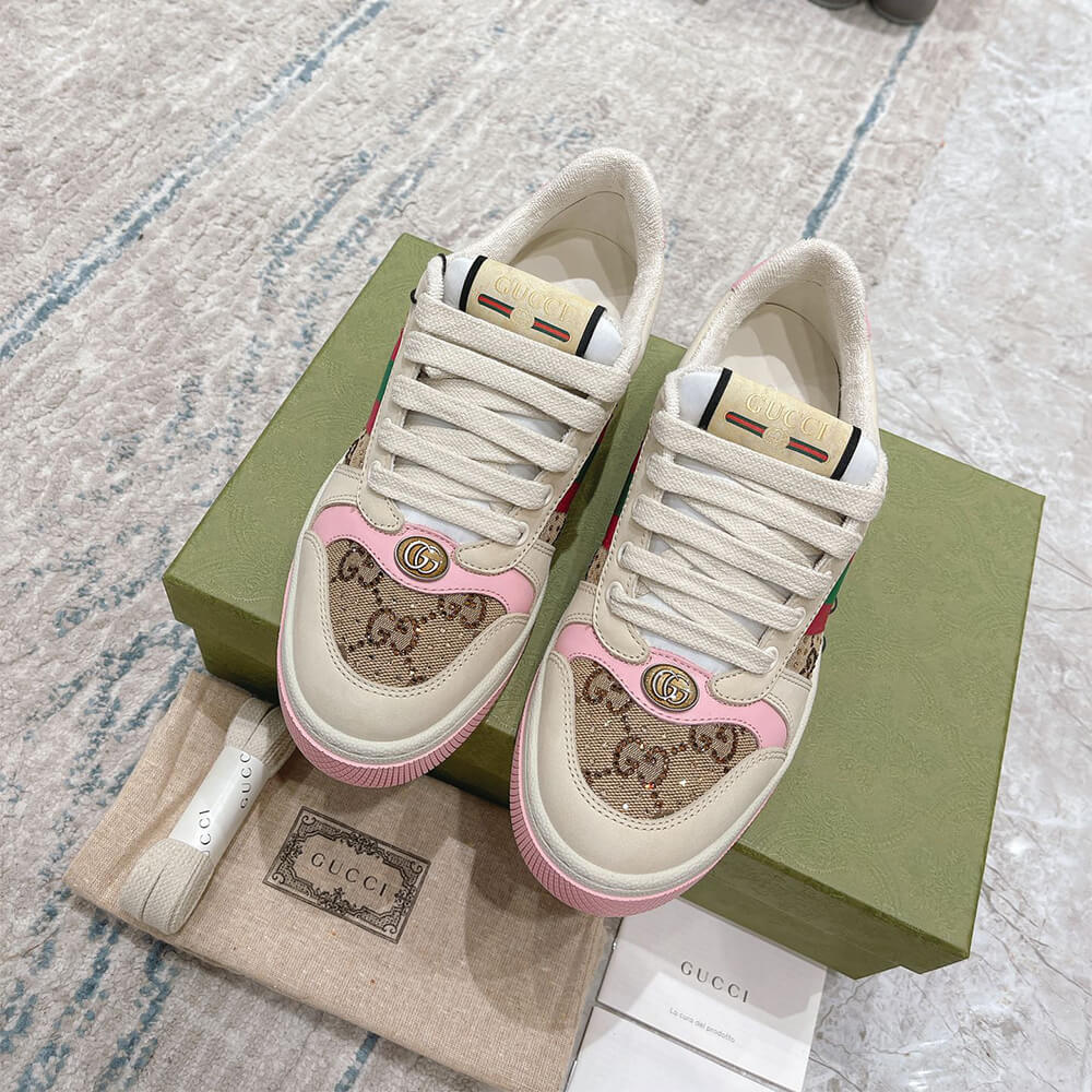 Gucci Women’s Screener sneaker with crystals