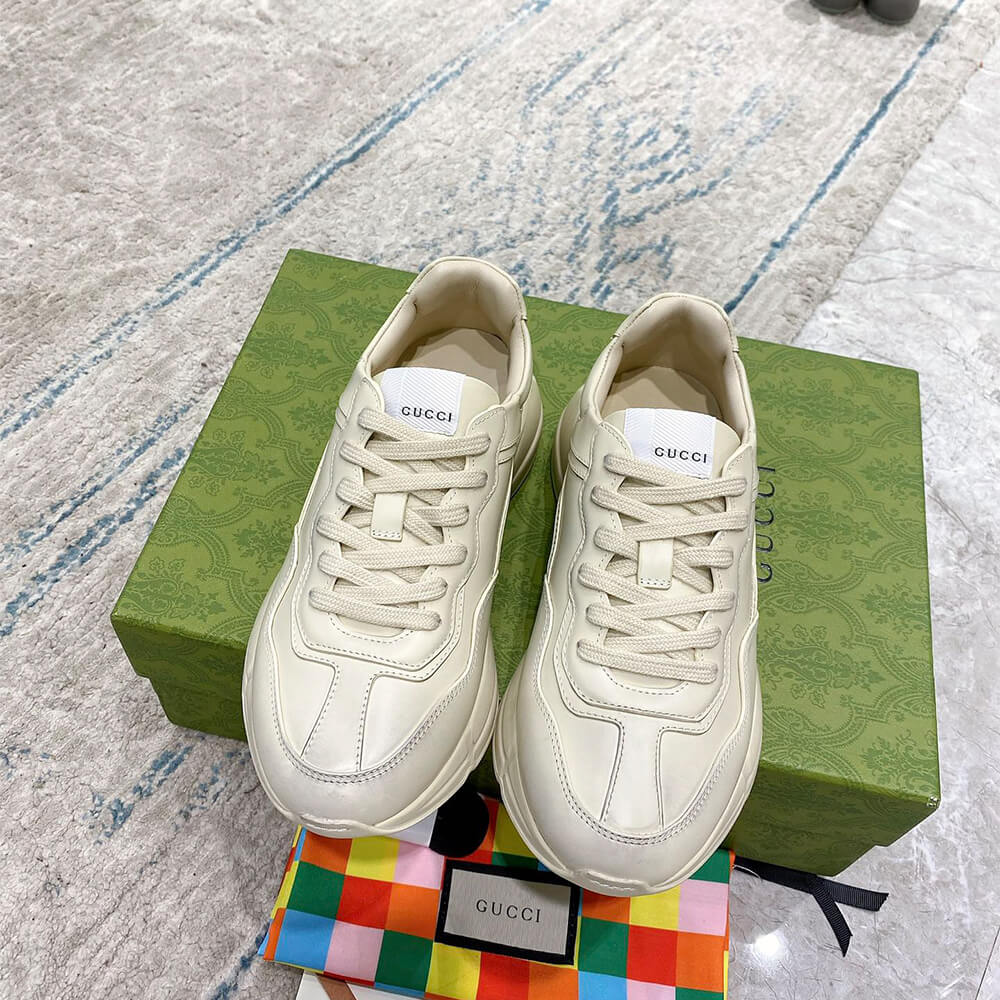 Gucci Rhyton Leather Sneakers