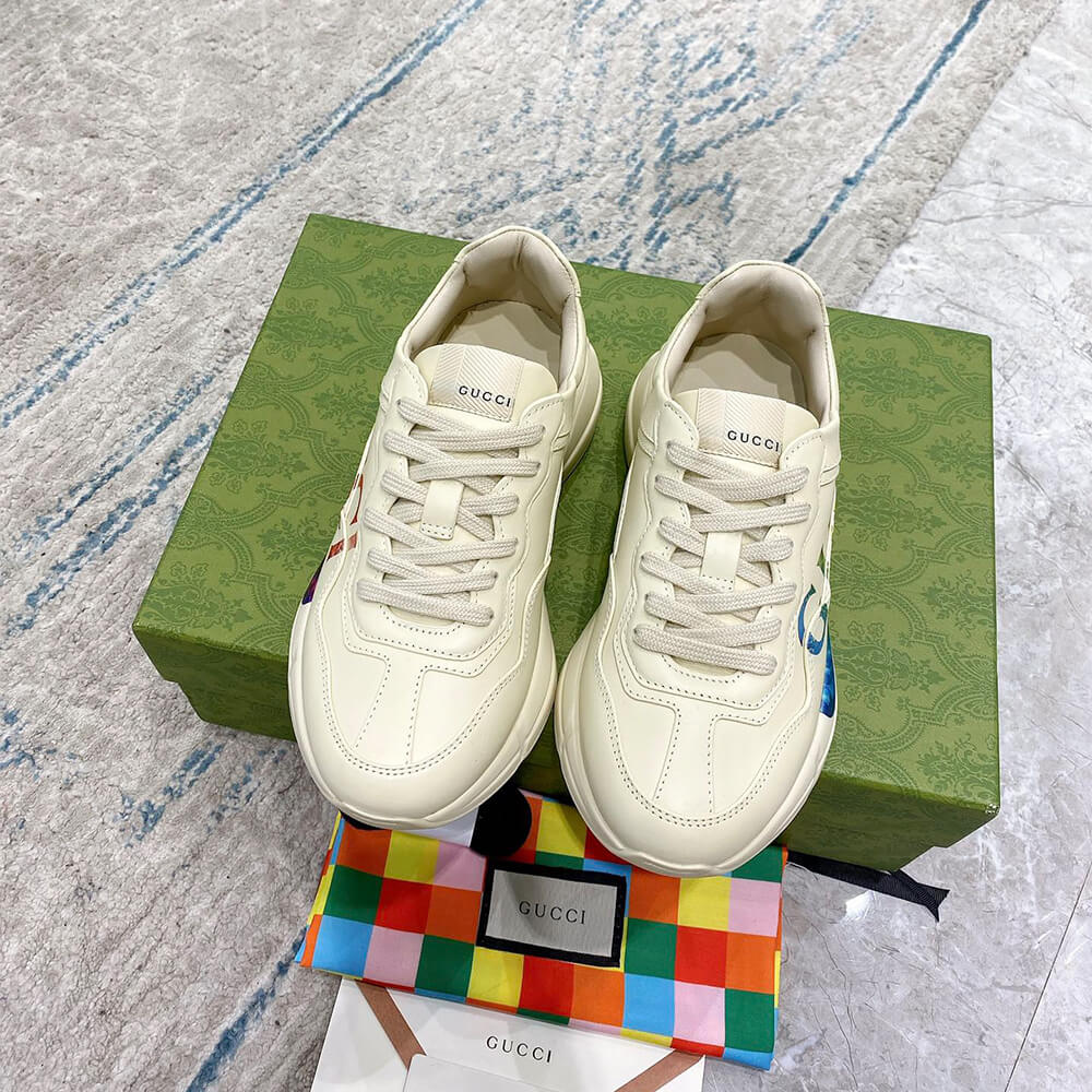 Rhyton sneaker with Gucci print