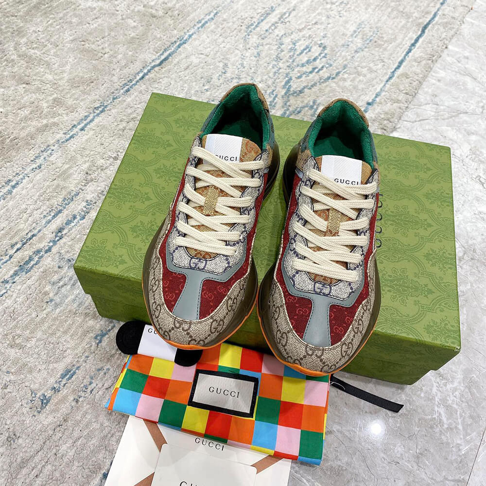 Gucci Multicolor GG Supreme Rhyton Sneaker