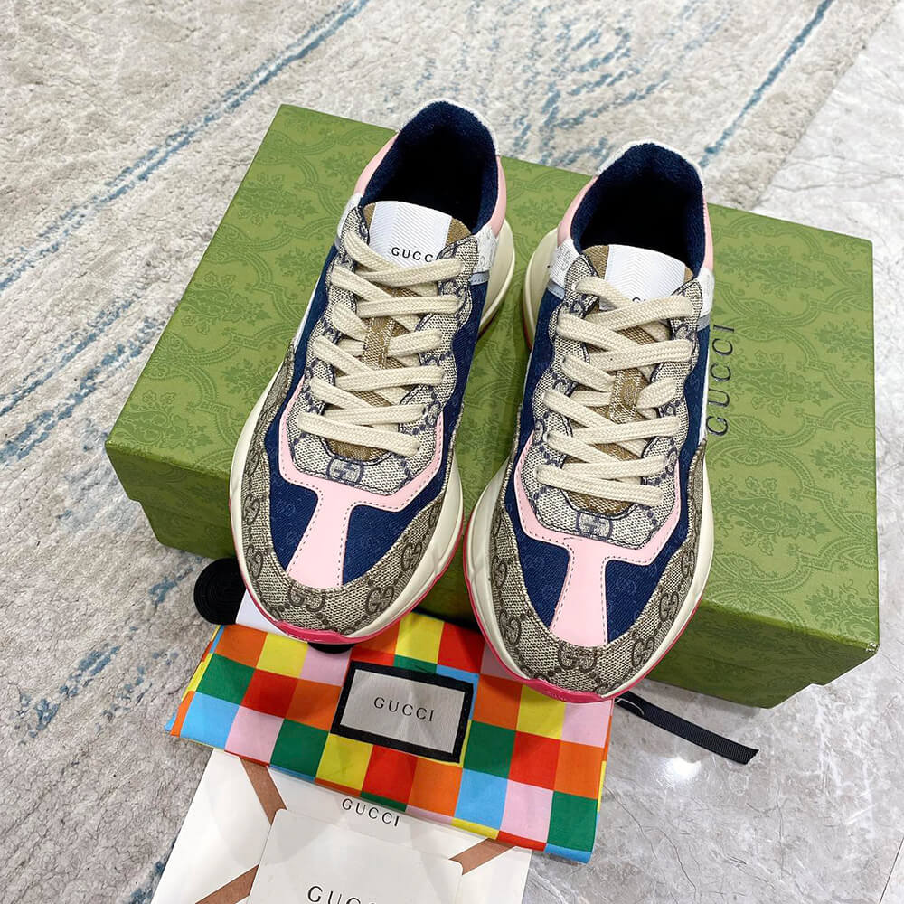 Gucci Multicolor GG Supreme Rhyton Sneaker