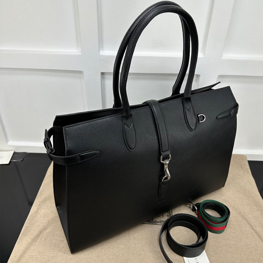 GUCCI Large tote bag with hook closure(HIGH-END Grade)