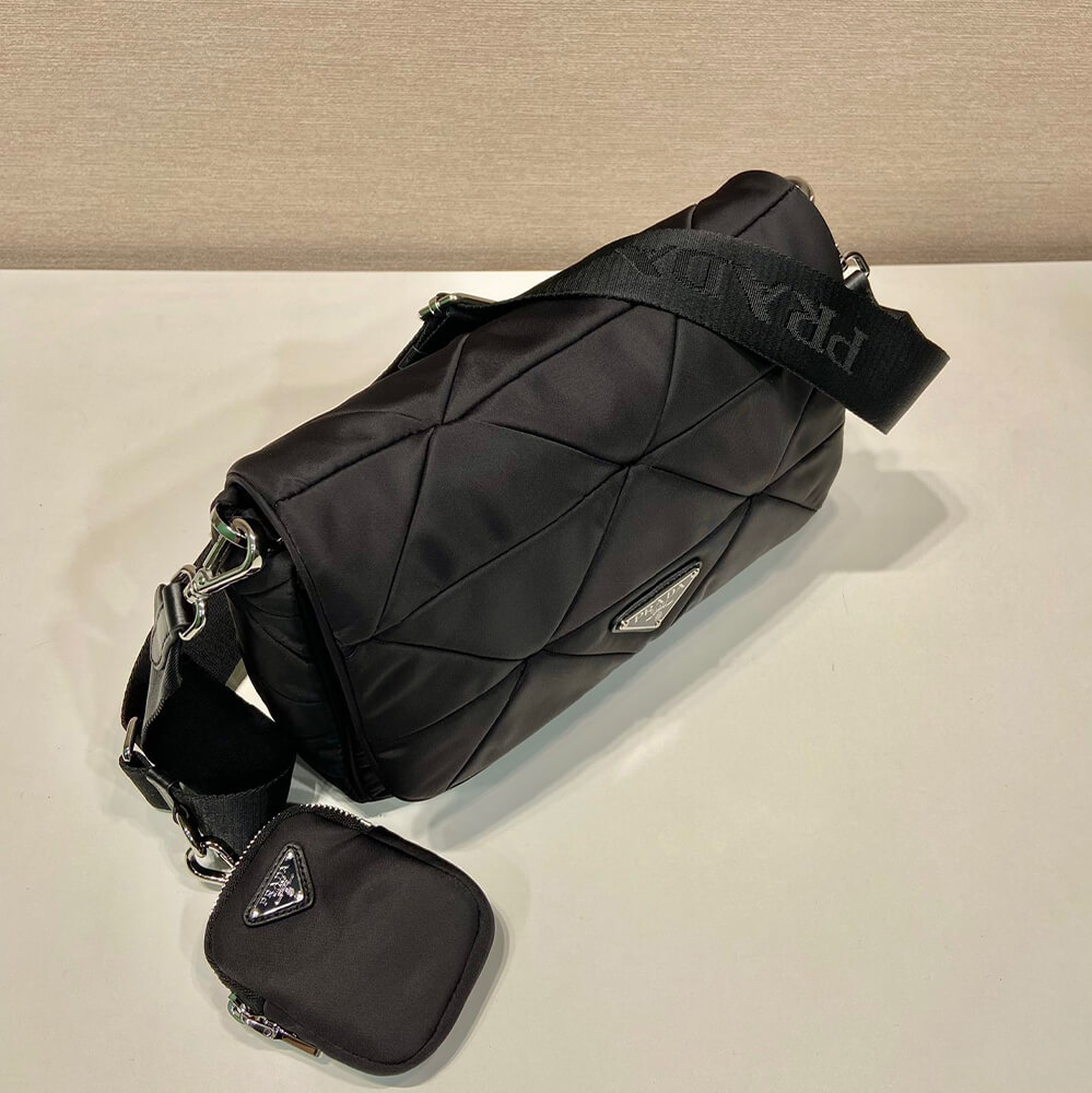 Prada Padded Re-Nylon Shoulder Bag