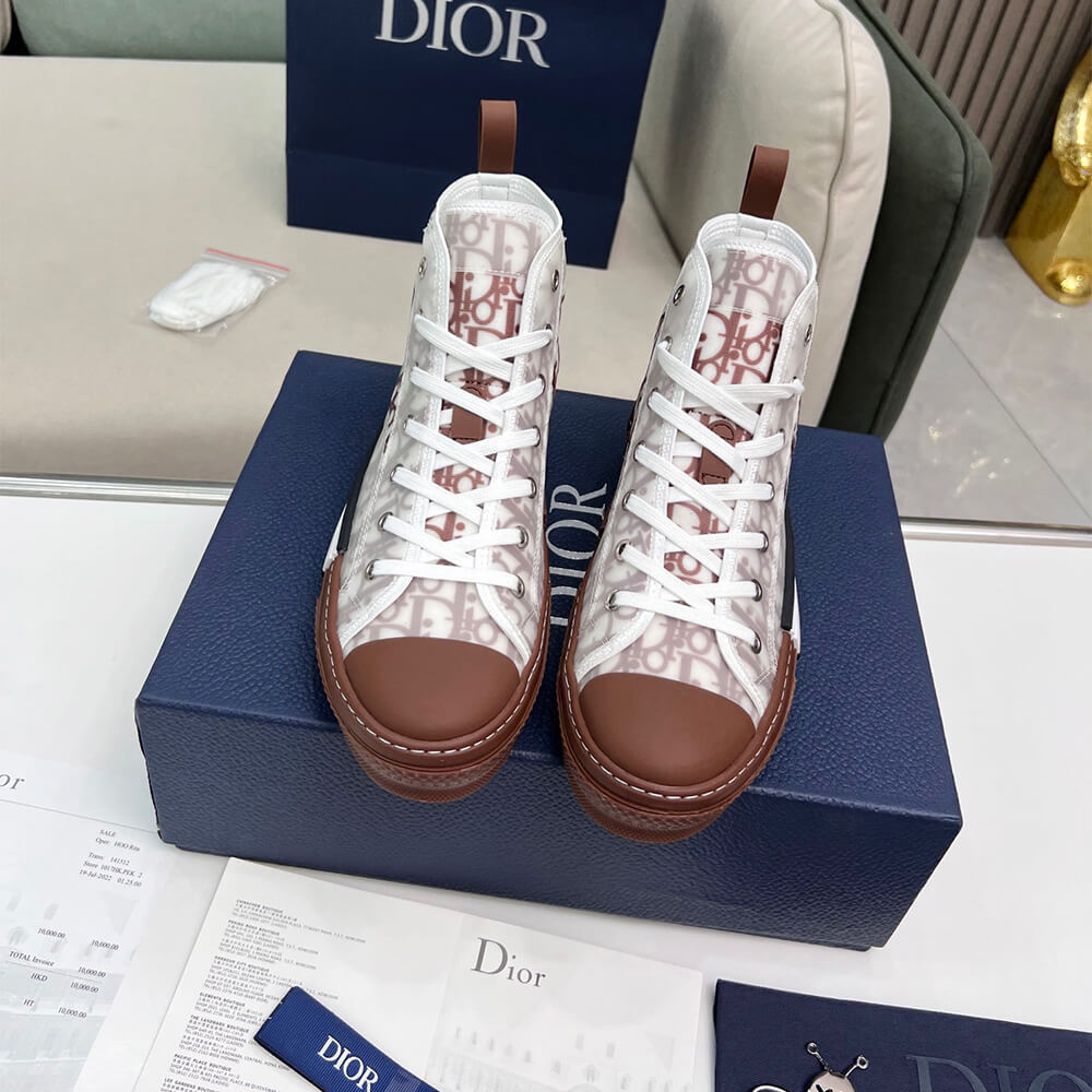 DIOR B23 High-Top Sneakers Dior Oblique