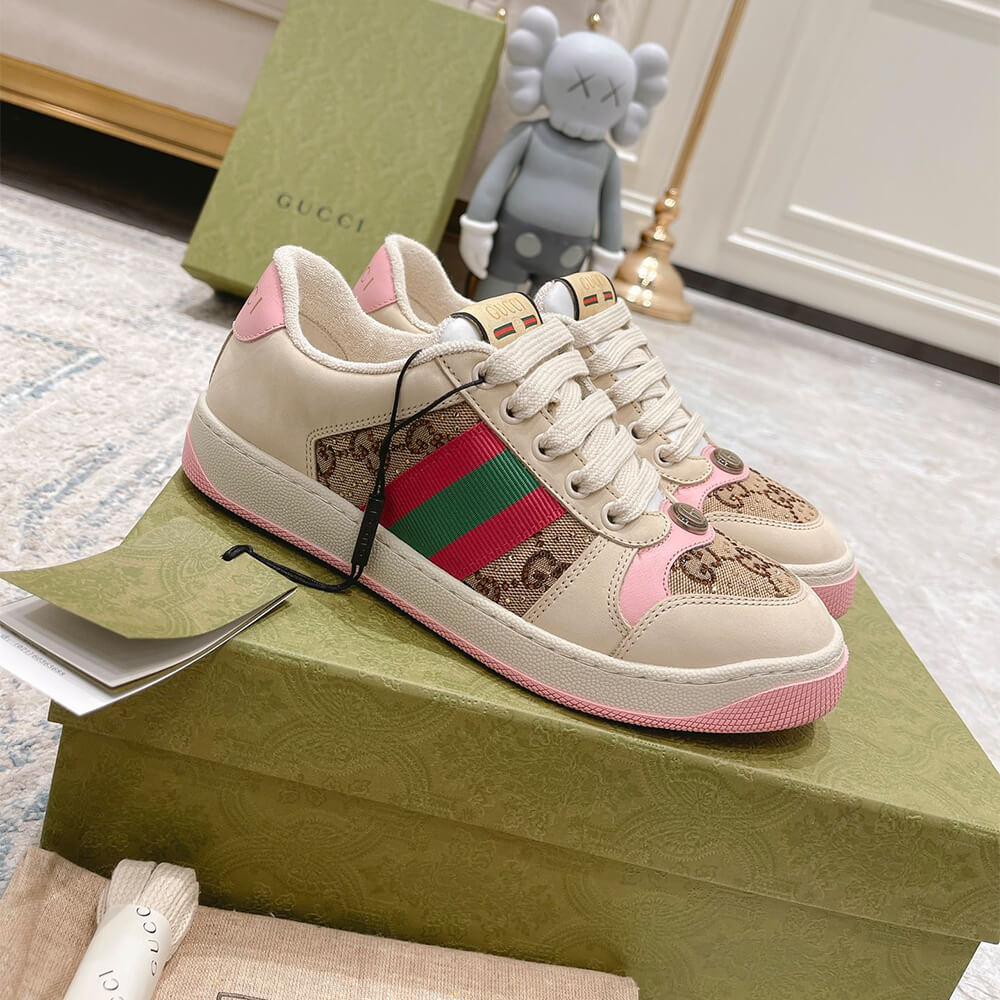 Gucci Women’s Screener sneaker with crystals