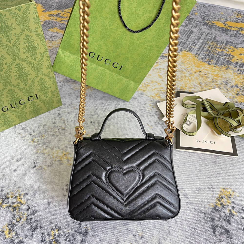 GG Marmont mini top handle bag