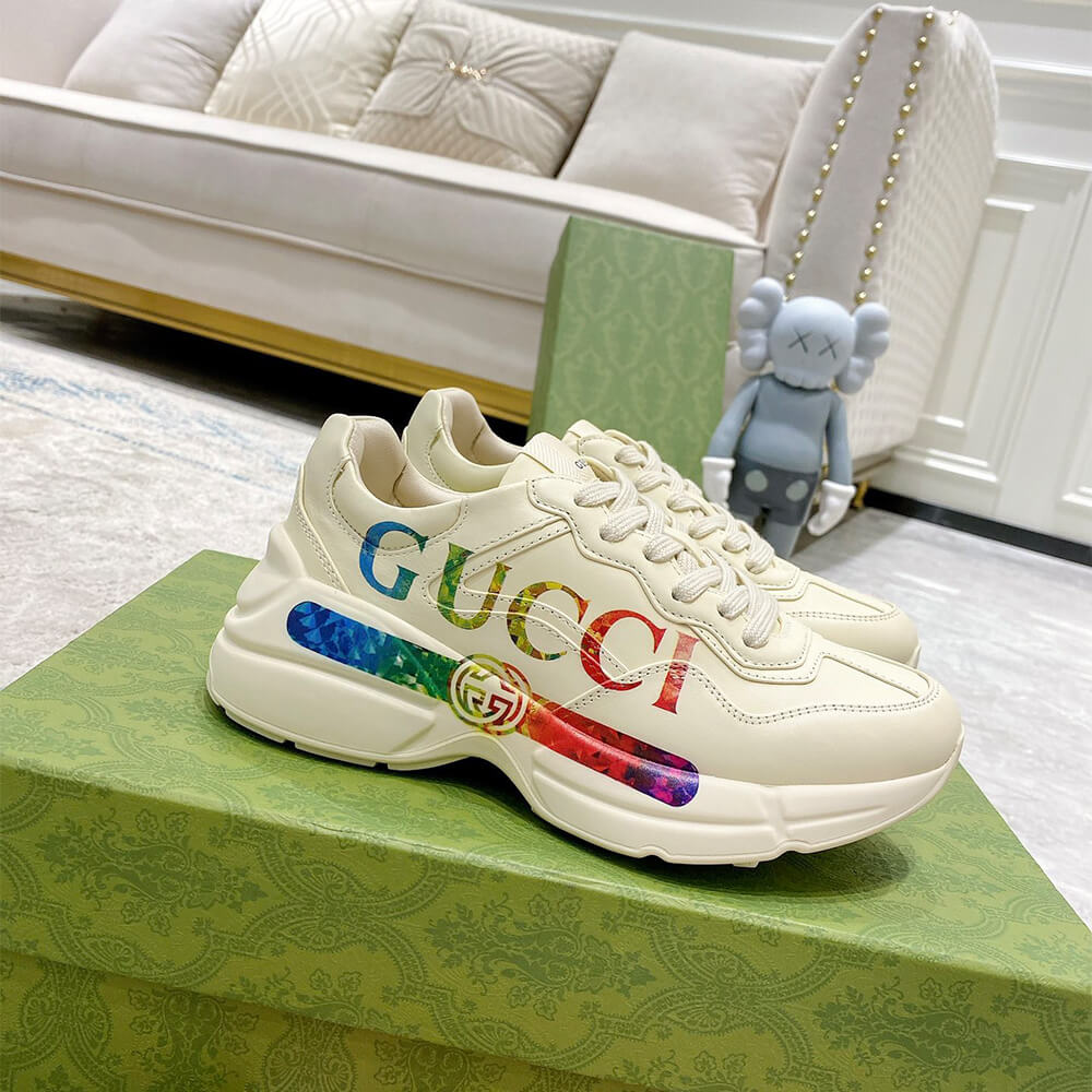 Rhyton sneaker with Gucci print