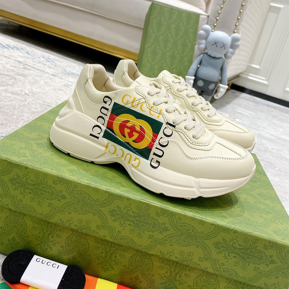 Gucci Rhyton Sneaker with Box Logo