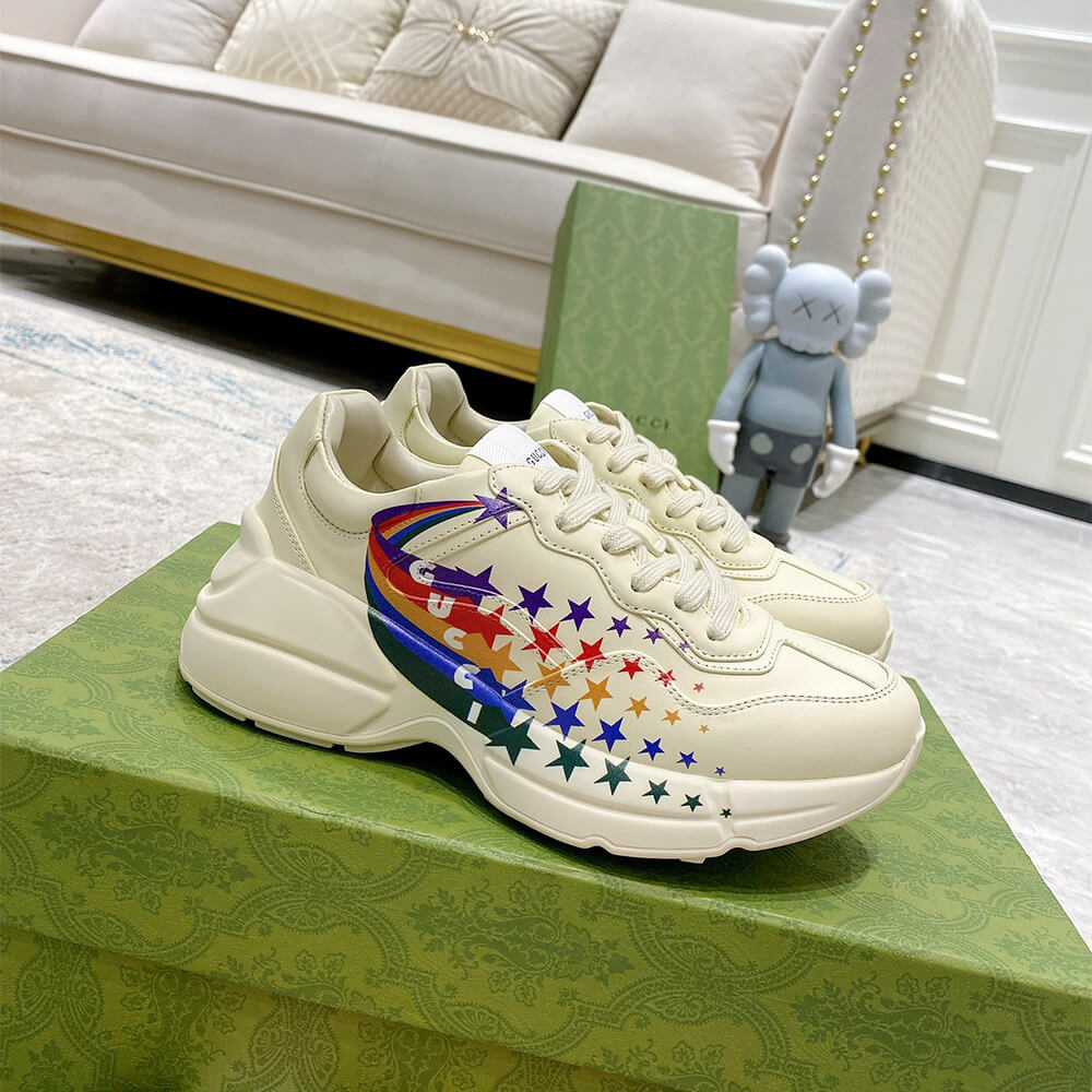 Gucci Rainbow Star Rhyton Sneaker