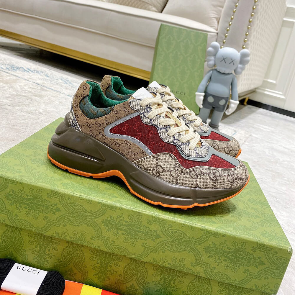 Gucci Multicolor GG Supreme Rhyton Sneaker