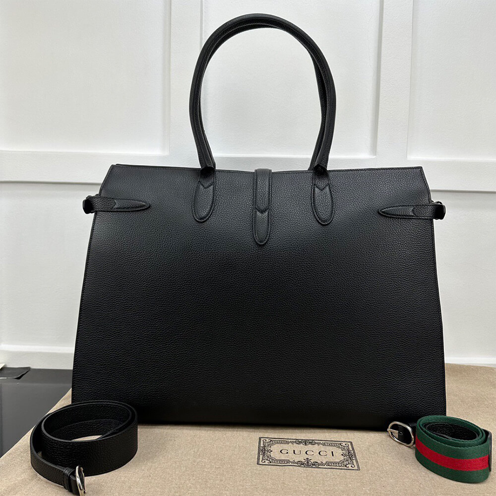 GUCCI Large tote bag with hook closure(HIGH-END Grade)