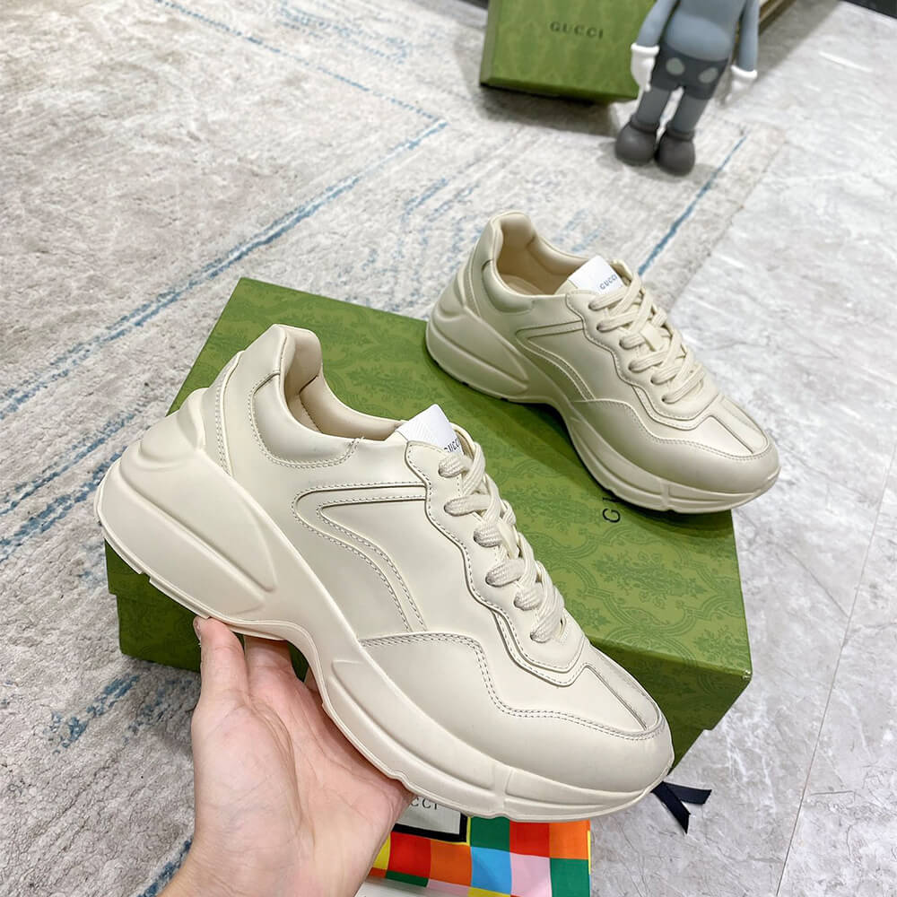 Gucci Rhyton Leather Sneakers