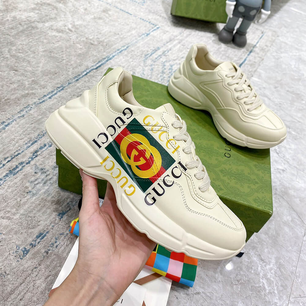 Gucci Rhyton Sneaker with Box Logo