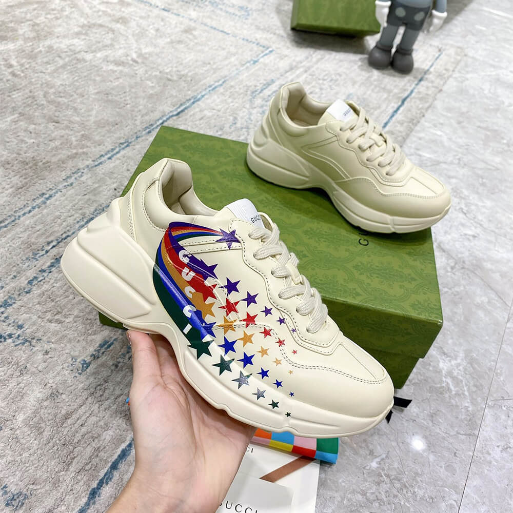 Gucci Rainbow Star Rhyton Sneaker