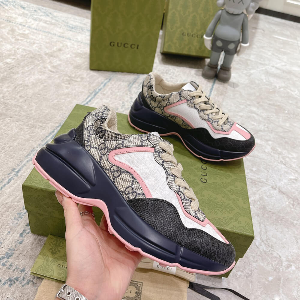 Gucci Multicolor GG Supreme Rhyton Sneaker