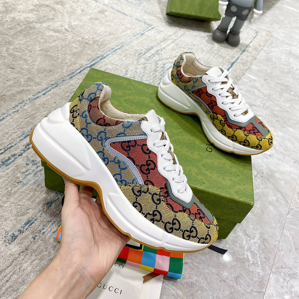 Gucci Multicolor GG Supreme Rhyton Sneaker