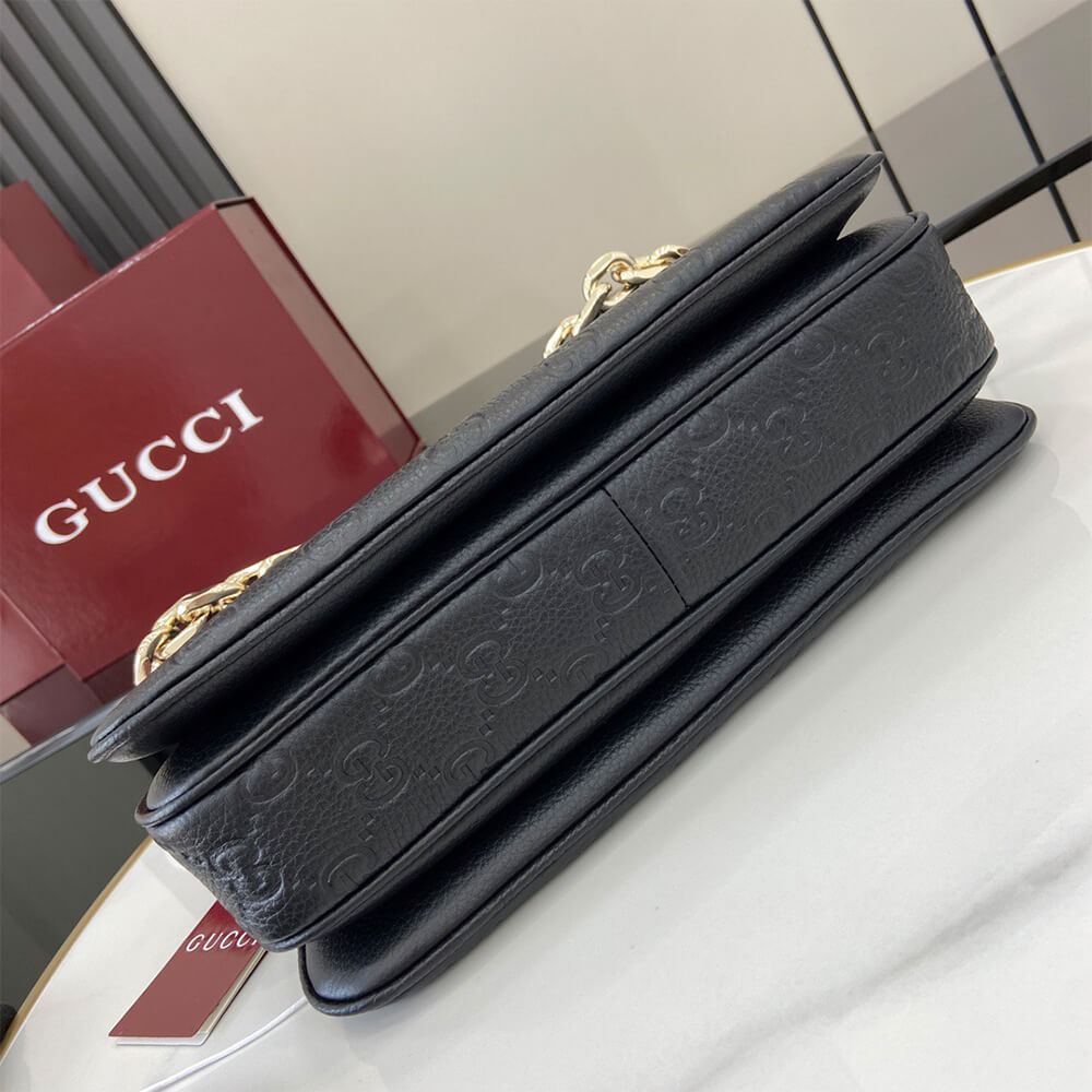 GG Emblem mini shoulder bag