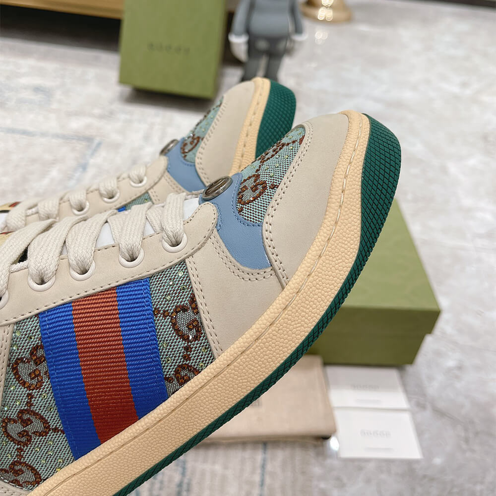 Gucci Women’s Screener sneaker with crystals