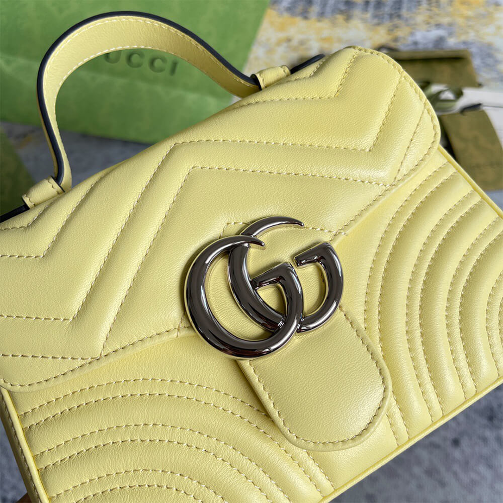 GG Marmont mini top handle bag