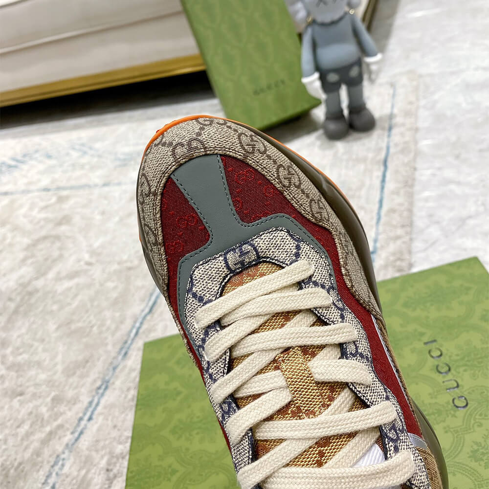 Gucci Multicolor GG Supreme Rhyton Sneaker