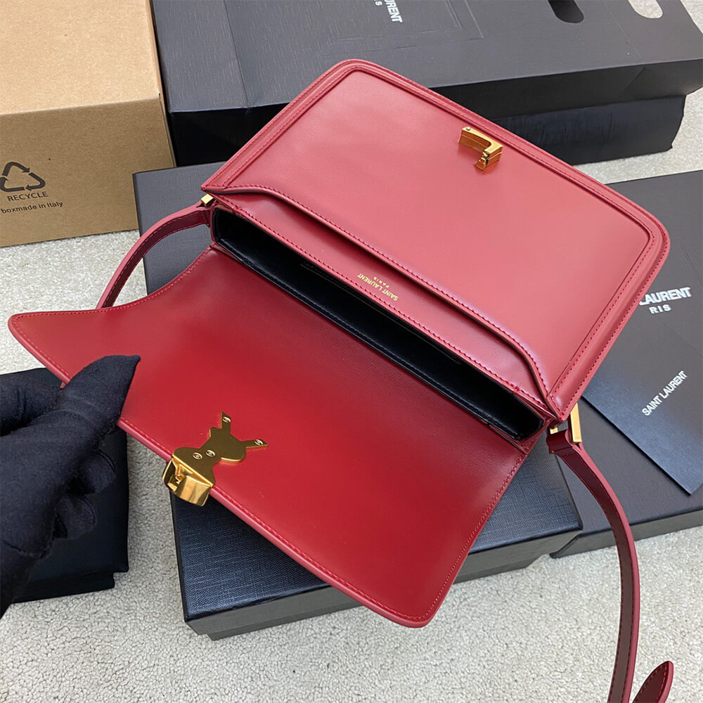 YSL SOLFERINO MEDIUM SATCHEL IN BOX SAINT LAURENT(HIGH-END GRADE)