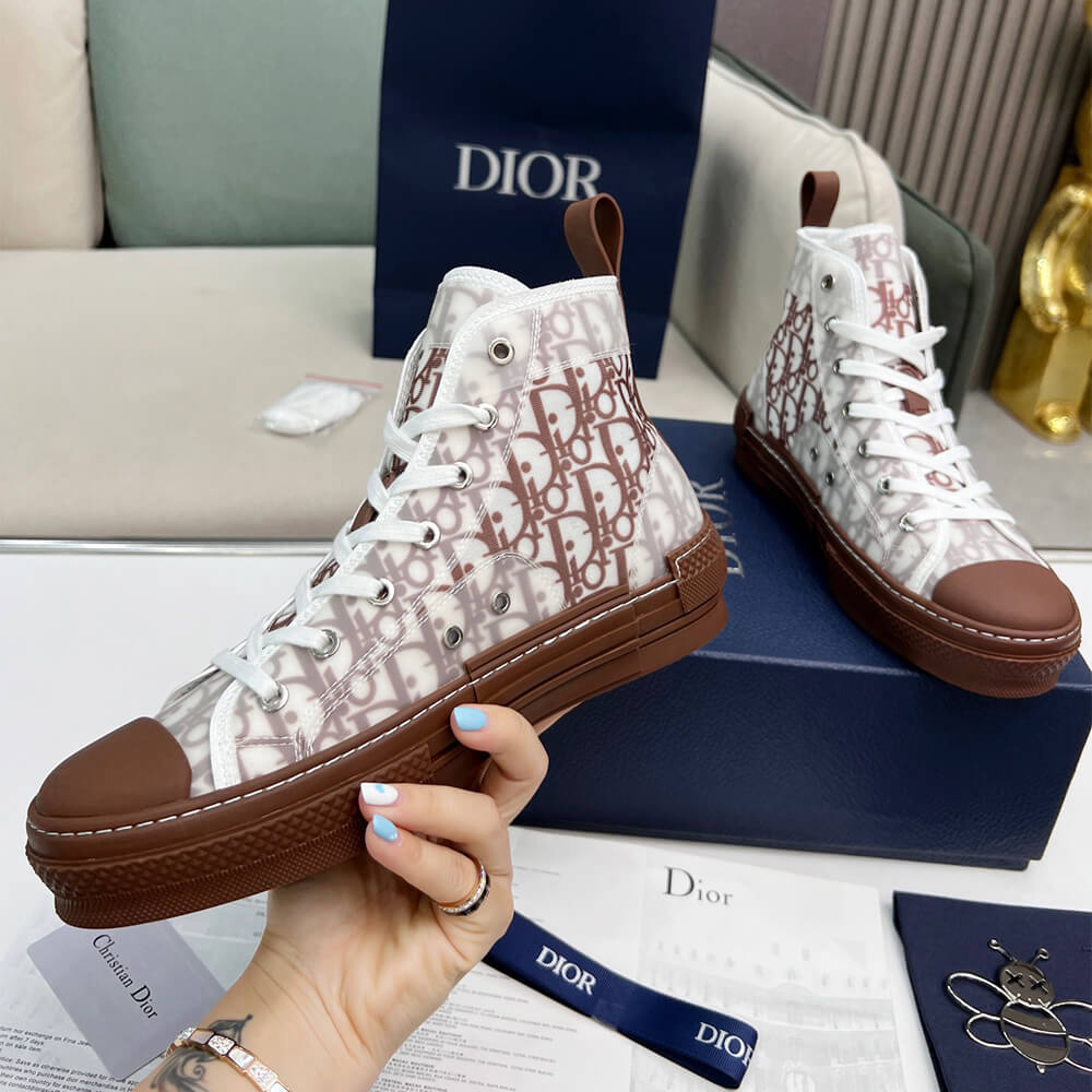 DIOR B23 High-Top Sneakers Dior Oblique