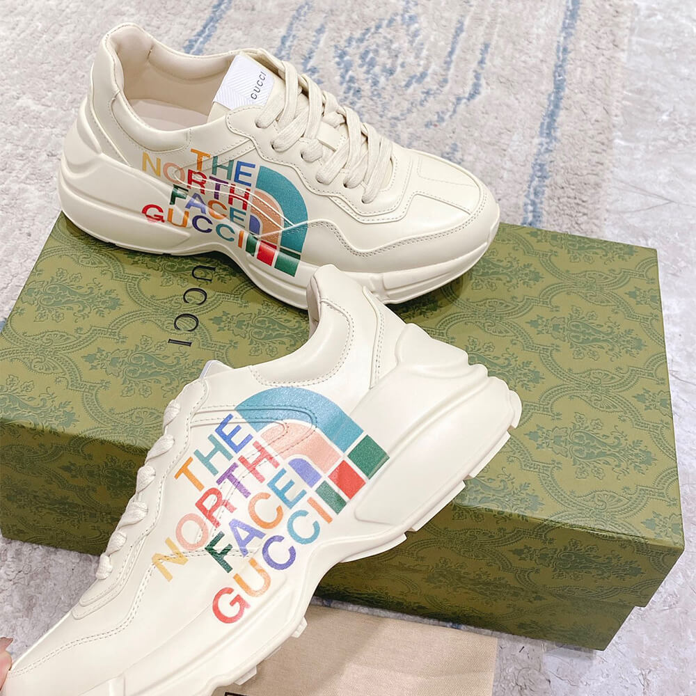 The North Face x Gucci Rhyton Sneaker