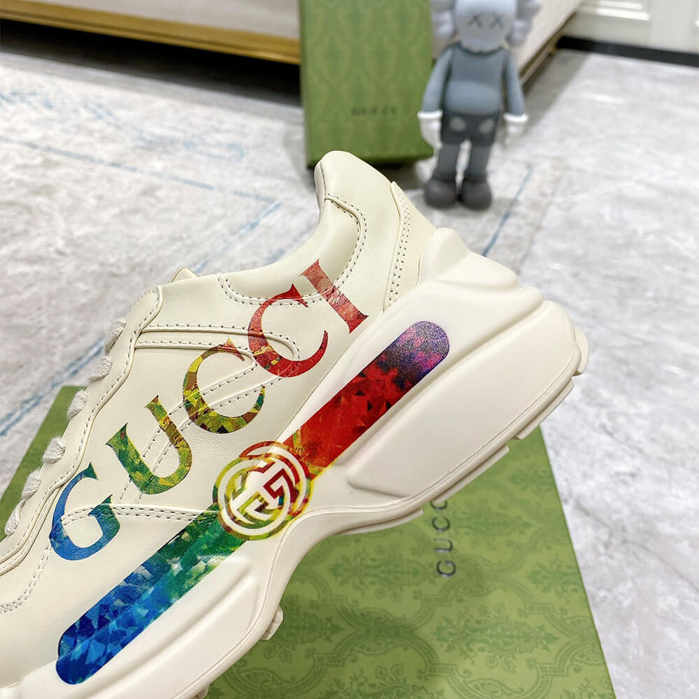 Rhyton sneaker with Gucci print