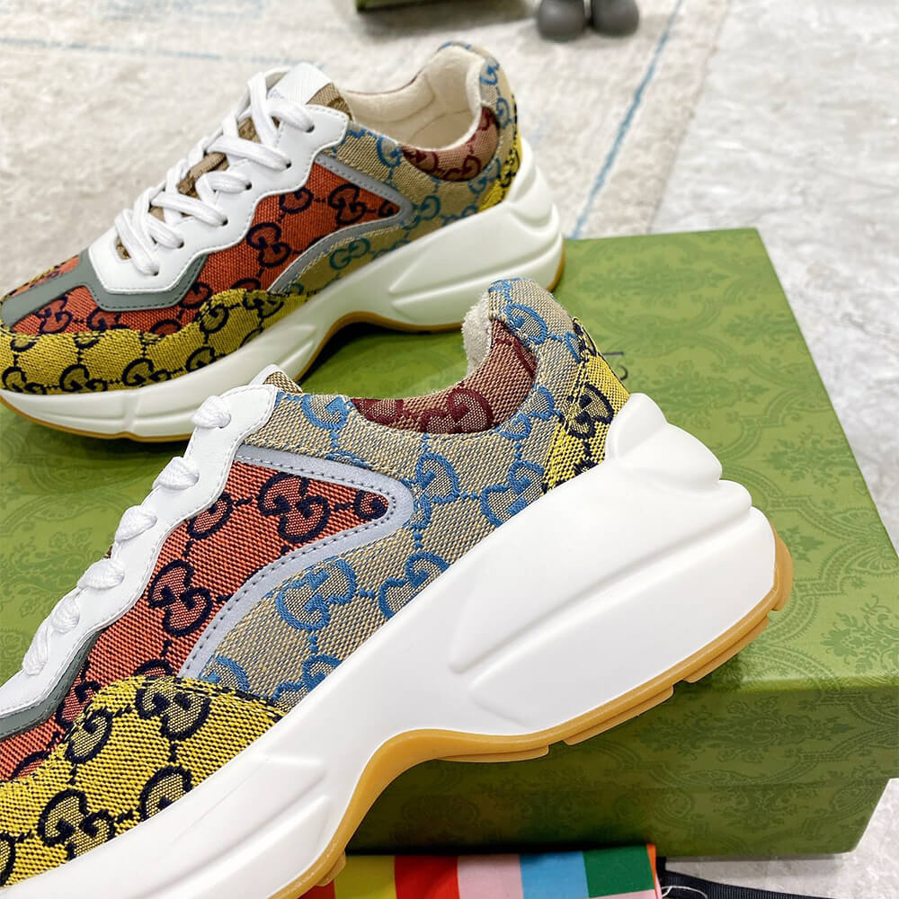 Gucci Multicolor GG Supreme Rhyton Sneaker