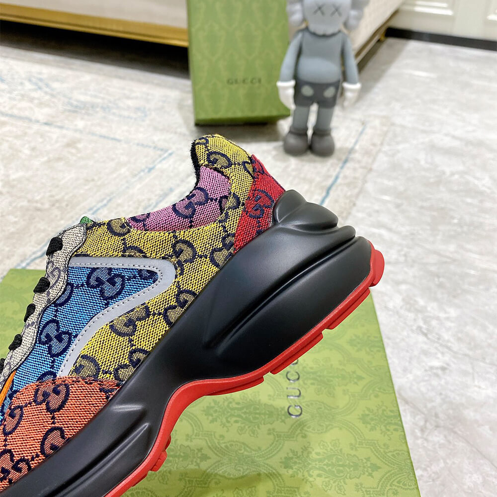 Gucci Multicolor GG Supreme Rhyton Sneaker