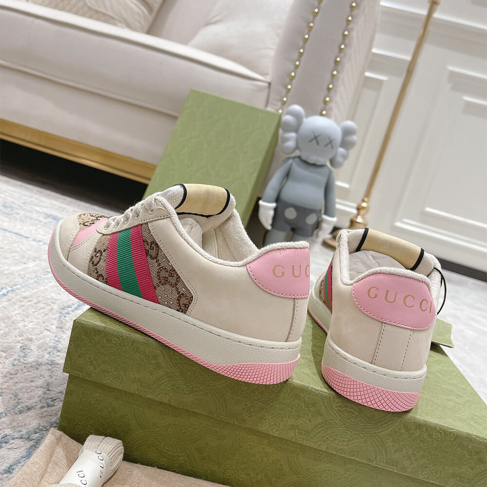 Gucci Women’s Screener sneaker with crystals