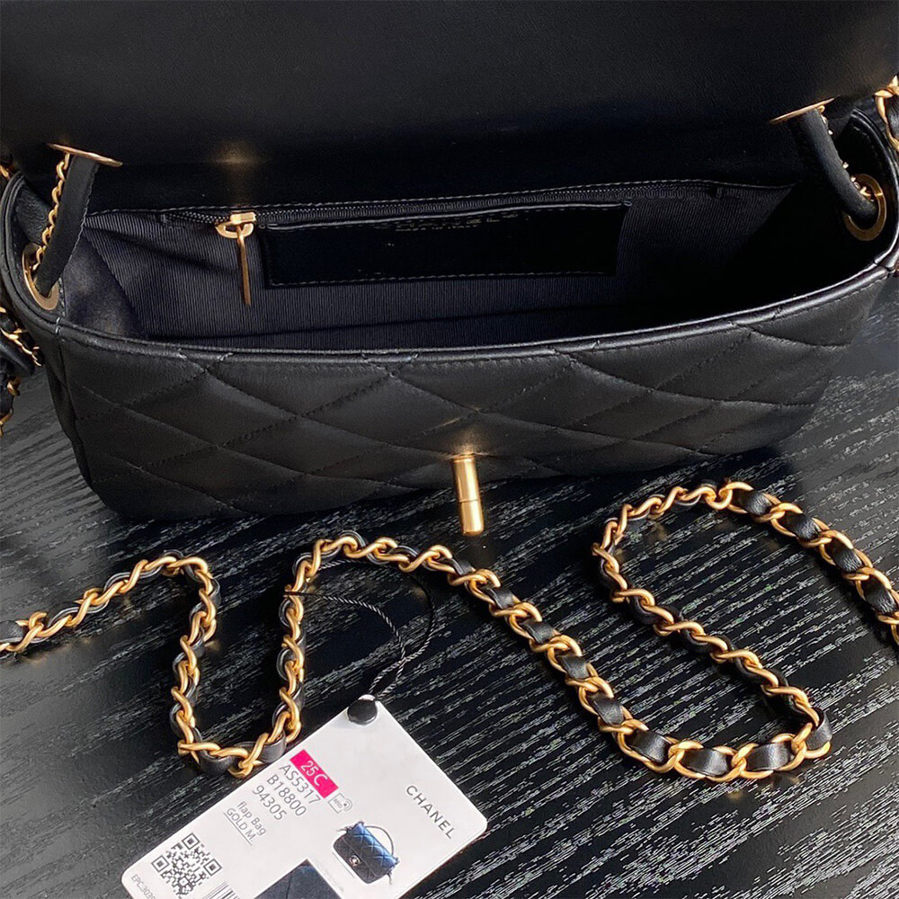 CHANEL Flap Bag with Top Handle(HIGH-END GRADE)